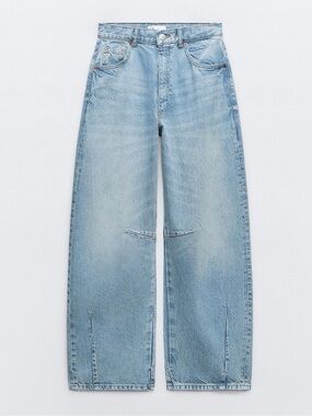 ZARA TRF FULL LENGTH BAGGY Jeans 30